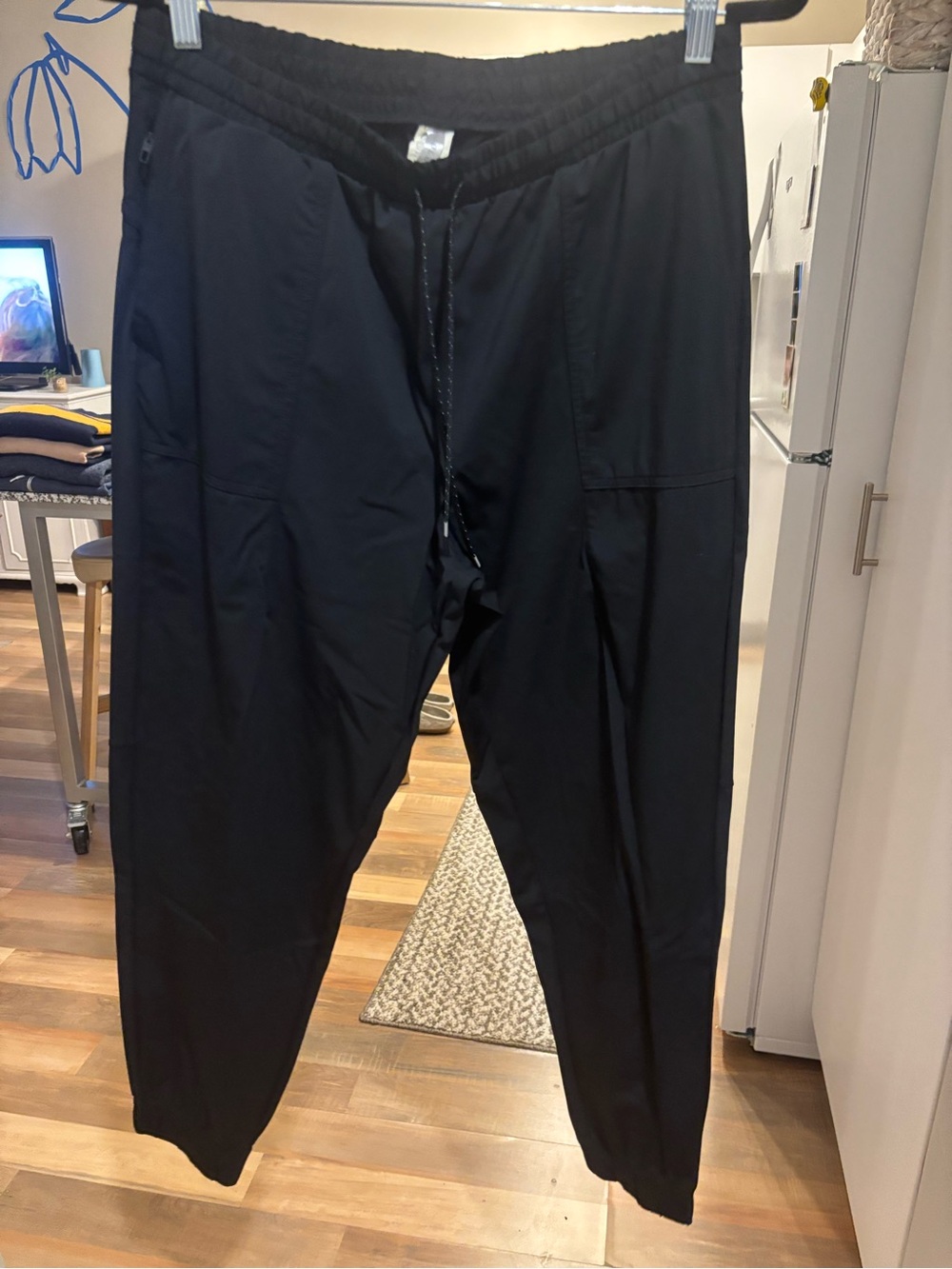 Women's Black Drawstring Jogger Pants